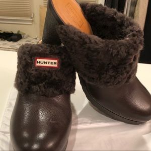 Hunter snow/rain  slip ons